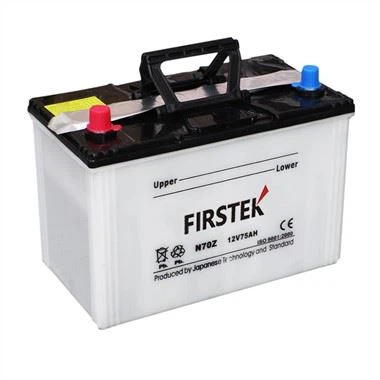 N70Z 12V 75AH JIS ड्राई चार्ज कार बैटरी