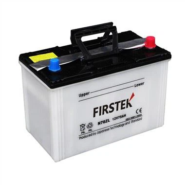 N70ZL 12V 75AH JIS ड्राई चार्ज कार बैटरी